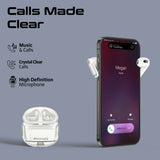 GETIT.QA- Qatar’s Best Online Shopping Website offers PROMATE TRANSPODS HD TRANSPARENT TWS EARBUDS WITH MIC, WHITE at the lowest price in Qatar. Free Shipping & COD Available!