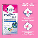 GETIT.QA- Qatar’s Best Online Shopping Website offers VEET HAIR REMOVAL COLD WAX STRIPS SENSITIVE SKIN 20 PCS at the lowest price in Qatar. Free Shipping & COD Available!