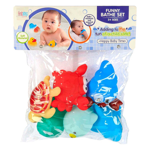 GETIT.QA- Qatar’s Best Online Shopping Website offers FIRST STEP BABY BATH TOY 6PCS SET BLS85-14 ASSORTED at the lowest price in Qatar. Free Shipping & COD Available!