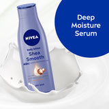 GETIT.QA- Qatar’s Best Online Shopping Website offers NIVEA BODY LOTION SHEA SMOOTH FOR DRY SKIN 250 ML at the lowest price in Qatar. Free Shipping & COD Available!