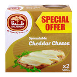 GETIT.QA- Qatar’s Best Online Shopping Website offers BALADNA SPREADABLE CHEDDAR CHEESE 2 X 500 G at the lowest price in Qatar. Free Shipping & COD Available!