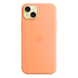 GETIT.QA- Qatar’s Best Online Shopping Website offers APPLE IPHONE 15 PLUS SILICONE CASE WITH MAGSAFE, ORANGE SORBET, MT173ZM/A at the lowest price in Qatar. Free Shipping & COD Available!