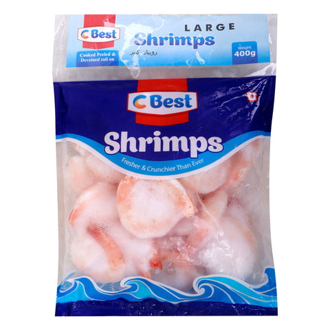 GETIT.QA- Qatar’s Best Online Shopping Website offers CBEST SHRIMPS LARGE 400G at the lowest price in Qatar. Free Shipping & COD Available!