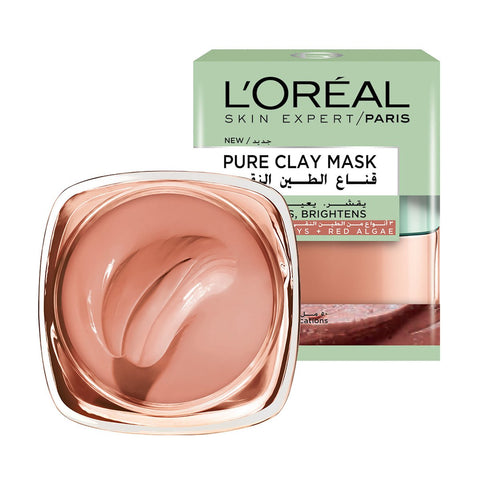 GETIT.QA- Qatar’s Best Online Shopping Website offers L'OREAL PARIS PURE CLAY RED MASK EXFOLIATES AND BRIGHTENS PORES 50 ML at the lowest price in Qatar. Free Shipping & COD Available!