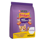 GETIT.QA- Qatar’s Best Online Shopping Website offers PURINA FRISKIES SURFIN FAVOURITES DRY CAT FOOD 400 G
 at the lowest price in Qatar. Free Shipping & COD Available!