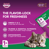 GETIT.QA- Qatar’s Best Online Shopping Website offers WHISKAS WET CAT FOOD TUNA MADE WITH REAL FISH FOR ADULT CATS 1+ YEARS 12 X 80 G at the lowest price in Qatar. Free Shipping & COD Available!