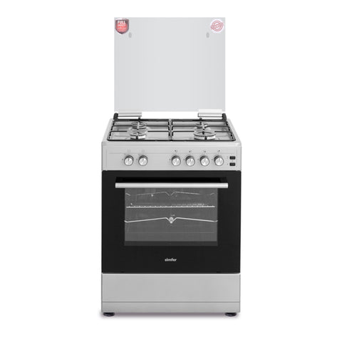 GETIT.QA- Qatar’s Best Online Shopping Website offers SIMFER GAS COOKER, 4 BURNER, 60 X 55 CM, SMF6040GCL at the lowest price in Qatar. Free Shipping & COD Available!