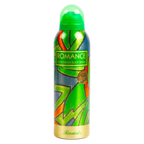 GETIT.QA- Qatar’s Best Online Shopping Website offers RASASI ROMANCE DEODORANT BODY SPRAY FOR LADIES 200 ML at the lowest price in Qatar. Free Shipping & COD Available!