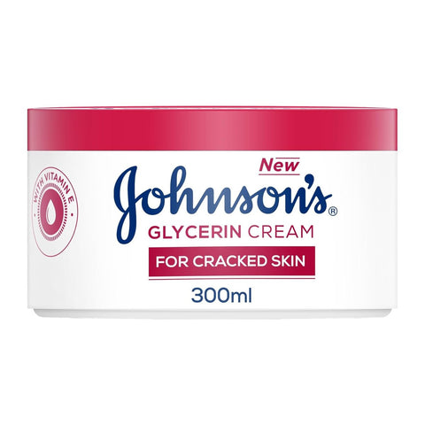 GETIT.QA- Qatar’s Best Online Shopping Website offers JOHNSON'S GLYCERIN CREAM FOR CRACKED SKIN 300 ML at the lowest price in Qatar. Free Shipping & COD Available!