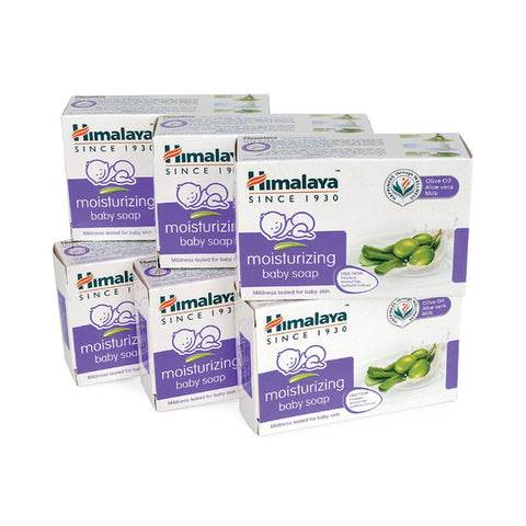 GETIT.QA- Qatar’s Best Online Shopping Website offers HIMALAYA BABY SOAP MOISTURIZING 6 X 125 G at the lowest price in Qatar. Free Shipping & COD Available!