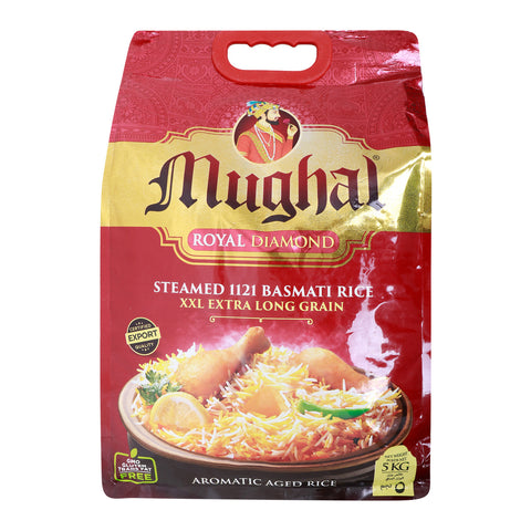 GETIT.QA- Qatar’s Best Online Shopping Website offers MUGHAL BASMATI RICE 1121 5 KG at the lowest price in Qatar. Free Shipping & COD Available!