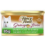 GETIT.QA- Qatar’s Best Online Shopping Website offers PURINA FANCY FEAST GRAVY LOVERS SALMON FEAST IN SEARED SALMON FLAVOUR GRAVY CAT FOOD 85 G
 at the lowest price in Qatar. Free Shipping & COD Available!