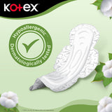 GETIT.QA- Qatar’s Best Online Shopping Website offers KOTEX NATURAL MAXI PROTECT THICK 100% COTTON PAD SUPER SIZE WITH WINGS 26 PCS at the lowest price in Qatar. Free Shipping & COD Available!