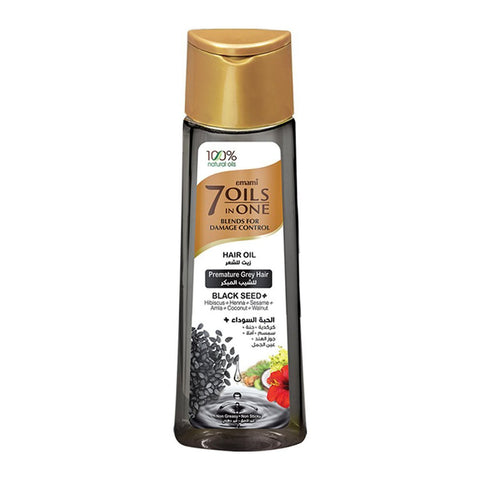 GETIT.QA- Qatar’s Best Online Shopping Website offers EMAMI 7 OILS IN ONE BLACK SEED HAIR OIL 200 ML at the lowest price in Qatar. Free Shipping & COD Available!