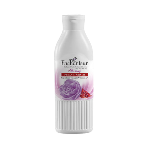 GETIT.QA- Qatar’s Best Online Shopping Website offers ENCHANTEUR ALLURING RADIANT WHITE PERFUMED LOTION 250 ML at the lowest price in Qatar. Free Shipping & COD Available!