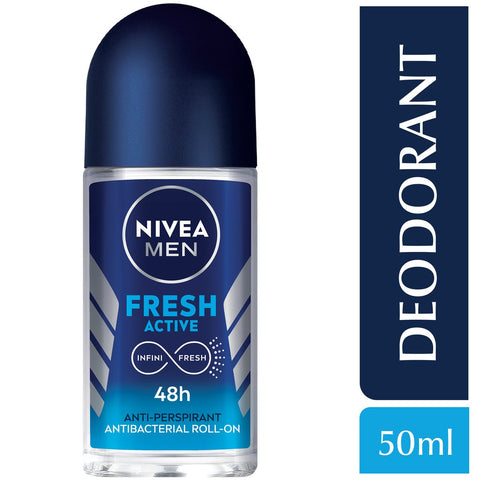 GETIT.QA- Qatar’s Best Online Shopping Website offers NIVEA MEN ANTIPERSPIRANT ROLL-ON FOR MEN FRESH ACTIVE 50 ML at the lowest price in Qatar. Free Shipping & COD Available!