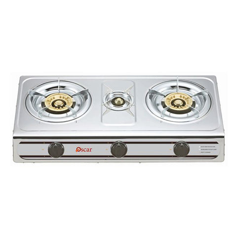 GETIT.QA- Qatar’s Best Online Shopping Website offers OSCAR GASTABLE OGTSS3B 3 BURNER at the lowest price in Qatar. Free Shipping & COD Available!