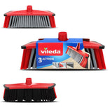 GETIT.QA- Qatar’s Best Online Shopping Website offers VILEDA 3ACTION BROOM WITH STICK-- RED--VB0055 at the lowest price in Qatar. Free Shipping & COD Available!