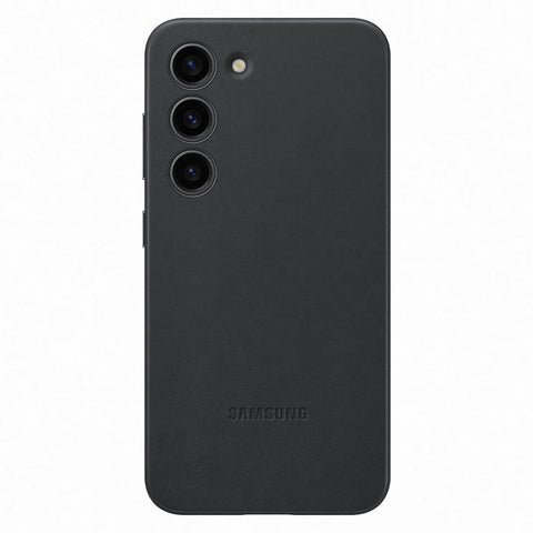 GETIT.QA- Qatar’s Best Online Shopping Website offers SAMSUNG S23 LEATHER CASE, BLACK, EF-VS911LBEGWW at the lowest price in Qatar. Free Shipping & COD Available!