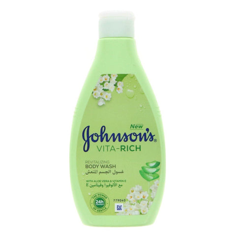 GETIT.QA- Qatar’s Best Online Shopping Website offers JOHNSON'S VITA RICH REVITALIZING BODY WASH WITH ALOE VERA & VITAMIN E 250 ML at the lowest price in Qatar. Free Shipping & COD Available!