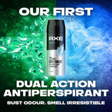 GETIT.QA- Qatar’s Best Online Shopping Website offers AXE MEN ANTIPERSPIRANT DEODORANT SPRAY ICE CHILL 72 HOURS ANTI-SWEAT 150 ML at the lowest price in Qatar. Free Shipping & COD Available!