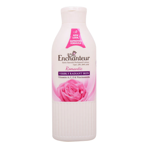 GETIT.QA- Qatar’s Best Online Shopping Website offers ENCHANTEUR SATIN SMOOTH PERFUMED LOTION ROMANTIC 225 ML at the lowest price in Qatar. Free Shipping & COD Available!