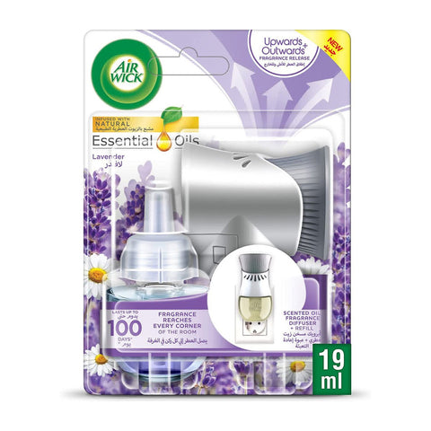 GETIT.QA- Qatar’s Best Online Shopping Website offers AIRWICK PLUG-IN SCENTED OIL FRAGRANCE DIFFUSER WITH REFILL LAVENDER 19 ML
 at the lowest price in Qatar. Free Shipping & COD Available!