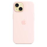 GETIT.QA- Qatar’s Best Online Shopping Website offers APPLE IPHONE 15 SILICONE CASE WITH MAGSAFE, LIGHT PINK, MT0U3ZM/A at the lowest price in Qatar. Free Shipping & COD Available!