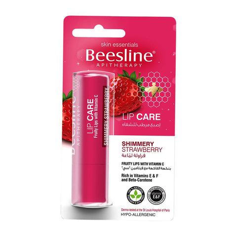 GETIT.QA- Qatar’s Best Online Shopping Website offers BEESLINE APITHERAPY LIP CARE SHIMMERY STRAWBERRY-- 4 G at the lowest price in Qatar. Free Shipping & COD Available!