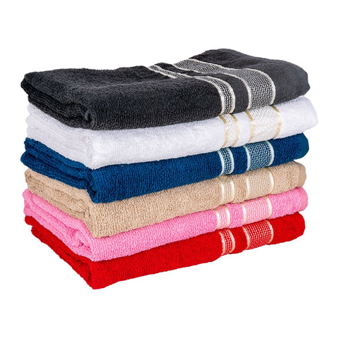 GETIT.QA- Qatar’s Best Online Shopping Website offers HOMEWELL COTTON BATH TOWEL 70X140CM 400GSM ASSORTED PER PC at the lowest price in Qatar. Free Shipping & COD Available!