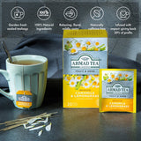 GETIT.QA- Qatar’s Best Online Shopping Website offers AHMAD TEA CAMOMILE & LEMON GRASS TEA 20 TEABAGS at the lowest price in Qatar. Free Shipping & COD Available!