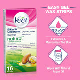 GETIT.QA- Qatar’s Best Online Shopping Website offers VEET EASY GEL BIKINI & UNDERARM WAX STRIPS 16 + 4 WIPES at the lowest price in Qatar. Free Shipping & COD Available!