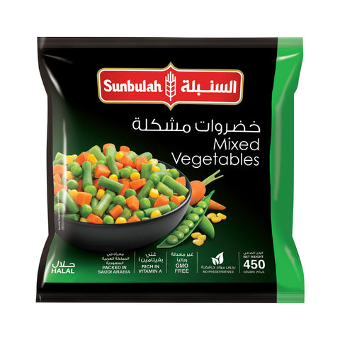 GETIT.QA- Qatar’s Best Online Shopping Website offers SUNBULAH MIXED VEGETABLES 450 G at the lowest price in Qatar. Free Shipping & COD Available!