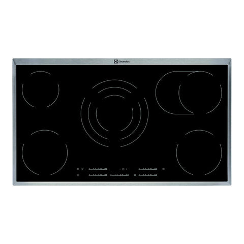 GETIT.QA- Qatar’s Best Online Shopping Website offers ELECTROLUX BUILT-IN CERAMIC HOB WITH 5 BURNERS EHF9557XOK 90CM 7900W at the lowest price in Qatar. Free Shipping & COD Available!