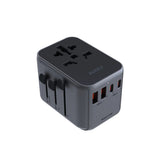 GETIT.QA- Qatar’s Best Online Shopping Website offers AUKEY PA-TA07 UNIVERSAL TRAVEL ADAPTER,35W WITH 3XUSB-C AND 2XUSB-A PORTS at the lowest price in Qatar. Free Shipping & COD Available!