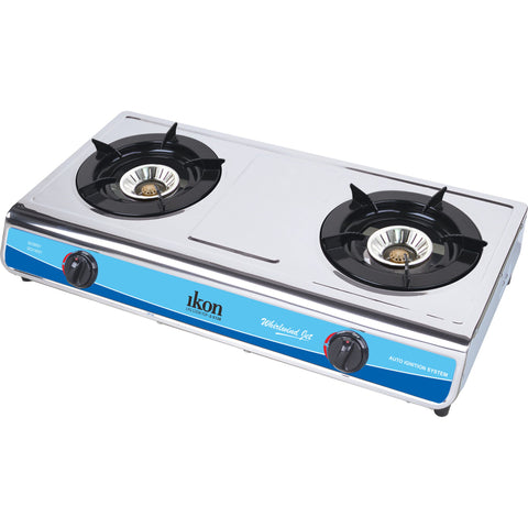 GETIT.QA- Qatar’s Best Online Shopping Website offers IKON GAS TABLE 2 BURNER, 5128-BY2 at the lowest price in Qatar. Free Shipping & COD Available!