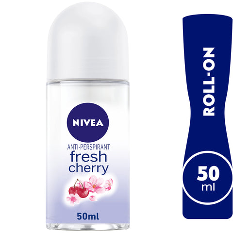 GETIT.QA- Qatar’s Best Online Shopping Website offers NIVEA ANTIPERSPIRANT ROLL-ON FOR WOMEN FRESH CHERRY 50 ML at the lowest price in Qatar. Free Shipping & COD Available!