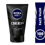 GETIT.QA- Qatar’s Best Online Shopping Website offers NIVEA MEN DEEP FACE & BEARD WASH BLACK CARBON 100 ML at the lowest price in Qatar. Free Shipping & COD Available!