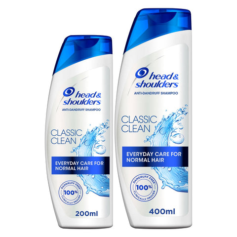 GETIT.QA- Qatar’s Best Online Shopping Website offers HEAD & SHOULDERS CLASSIC CLEAN ANTI-DANDRUFF SHAMPOO FOR NORMAL HAIR 400 ML + 200 ML at the lowest price in Qatar. Free Shipping & COD Available!