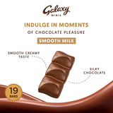 GETIT.QA- Qatar’s Best Online Shopping Website offers GALAXY MINIS SMOOTH MILK CHOCOLATE BAR 19 PCS 237.5 G at the lowest price in Qatar. Free Shipping & COD Available!