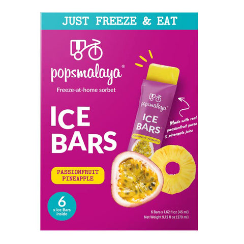 GETIT.QA- Qatar’s Best Online Shopping Website offers POPS MALAYA ICE BARS PASSIONFRUIT AND PINEAPPLE-- 6 PCS-- 270 ML at the lowest price in Qatar. Free Shipping & COD Available!