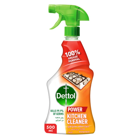 GETIT.QA- Qatar’s Best Online Shopping Website offers DETTOL ORANGE HEALTHY KITCHEN POWER CLEANER SPRAY 500 ML
 at the lowest price in Qatar. Free Shipping & COD Available!