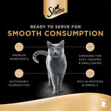 GETIT.QA- Qatar’s Best Online Shopping Website offers SHEBA FILLETS SELECTION CAT FOOD 4 X 60 G at the lowest price in Qatar. Free Shipping & COD Available!