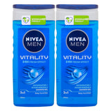 GETIT.QA- Qatar’s Best Online Shopping Website offers NIVEA MEN VITALITY FRESH SHOWER GEL 2 X 250 ML at the lowest price in Qatar. Free Shipping & COD Available!