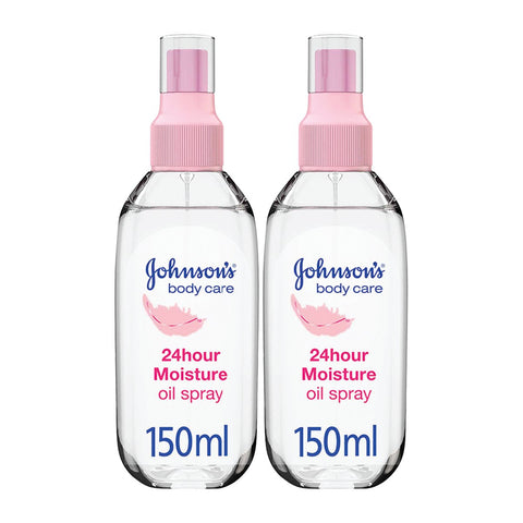 GETIT.QA- Qatar’s Best Online Shopping Website offers JOHNSON'S MOISTURE OIL SPRAY VALUE PACK 2 X 150 ML at the lowest price in Qatar. Free Shipping & COD Available!