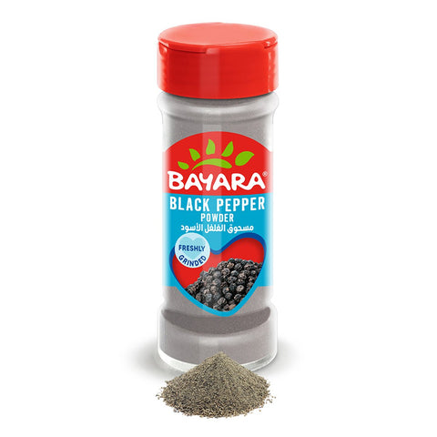 GETIT.QA- Qatar’s Best Online Shopping Website offers BAYARA BLACK PEPPER POWDER 45 G at the lowest price in Qatar. Free Shipping & COD Available!