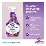 GETIT.QA- Qatar’s Best Online Shopping Website offers CLOROX SCENTIVA MULTI SURFACE SPRAY CLEANER TUSCAN LAVENDER BLEACH FREE 500 ML
 at the lowest price in Qatar. Free Shipping & COD Available!