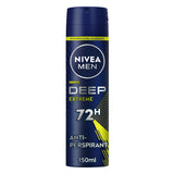 GETIT.QA- Qatar’s Best Online Shopping Website offers NIVEA DEEP EXTREME MAXXTECH ANTI-PERSPIRANT SPRAY FOR MEN 150 ML at the lowest price in Qatar. Free Shipping & COD Available!