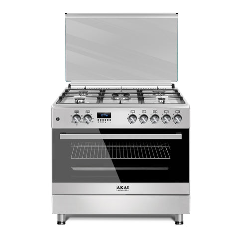 GETIT.QA- Qatar’s Best Online Shopping Website offers AKAI COOKING RANGE F9S50E5 90X60 5BURNER at the lowest price in Qatar. Free Shipping & COD Available!