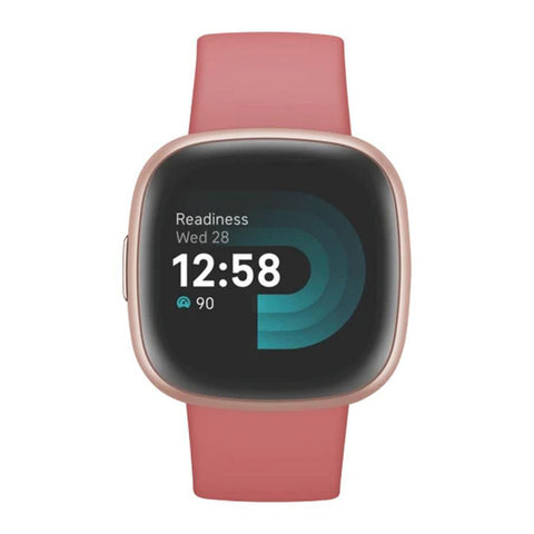 GETIT.QA- Qatar’s Best Online Shopping Website offers FITBIT VERSA 4 PINK SAND COPPER SQUARE ROSE GOLD FB523RGRW at the lowest price in Qatar. Free Shipping & COD Available!